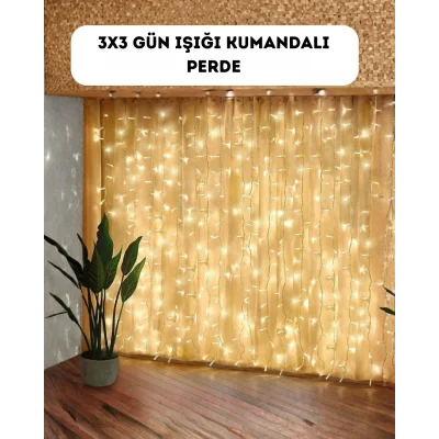 BUĞZ Dekoratif Perde Peri Led Günışığı Renk 8 Fonksiyonlu Işık