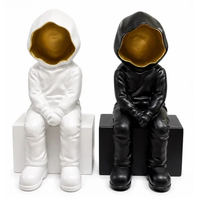 BUĞZ Dekoratif Polyester Oturan Astronot Biblosu Alk5302