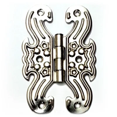 BUĞZ Dekoratif Sac Kelebek Menteşe - Büyük, Nikel, 100 Adet