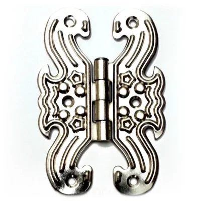 BUĞZ Dekoratif Sac Kelebek Menteşe - Büyük, Nikel, 100 Adet