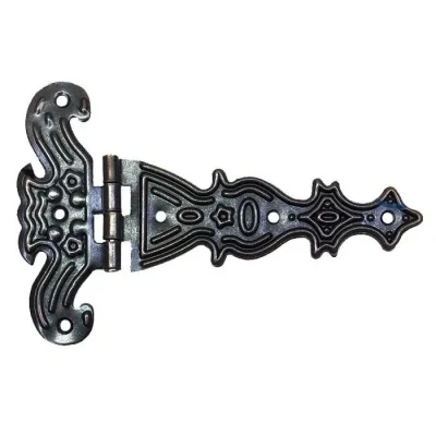 BUĞZ Dekoratif, Sac Tek Kuyruklu Menteşe - 69x102 Mm, Büyük, Eskitme, 100 Adet