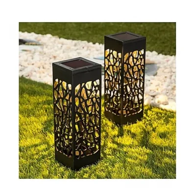  Dekoratif Solar Güneş Enerjili Bahçe Aydınlatması Yürüyüş Yolu Seti (6 Adet)