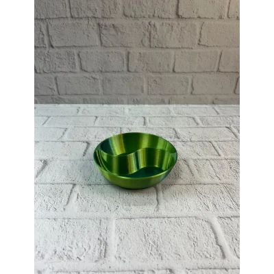 BUĞZ Dekoratif Yeşil Çerezlik Kase 4’lü Set 3x12 cm - Lisinya