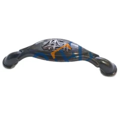 BUĞZ Dekoratif Zamak Boğaziçi Kulp - 64mm, Eskitme, 100 Adet