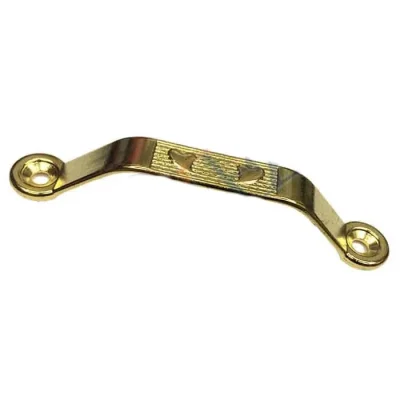 BUĞZ Dekoratif Zamak Kulp Dıştan - 64mm, Sarı, 100 Adet