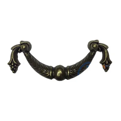 BUĞZ Dekoratif Zamak Üzümlü Kulp - 64mm,  Antik, 1 Adet