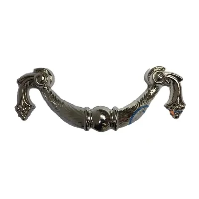 BUĞZ Dekoratif Zamak Üzümlü Kulp - 64mm, Nikel, 1 Adet