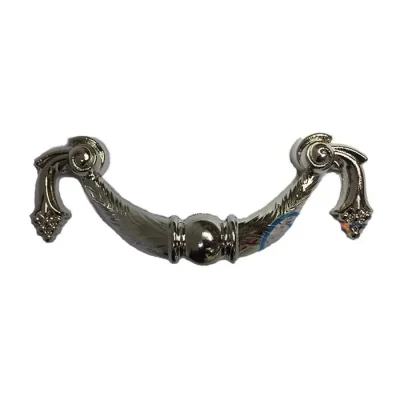 BUĞZ Dekoratif Zamak Üzümlü Kulp - 64mm, Nikel, 1 Adet