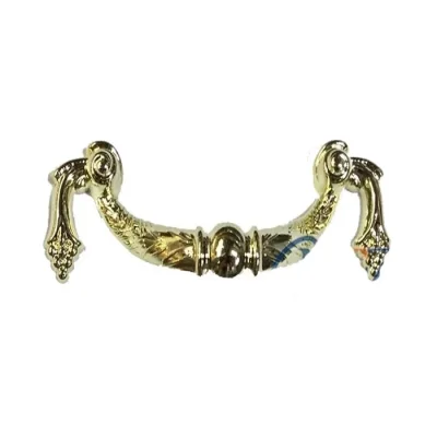 BUĞZ Dekoratif Zamak Üzümlü Kulp - 64mm, Sarı, 1 Adet