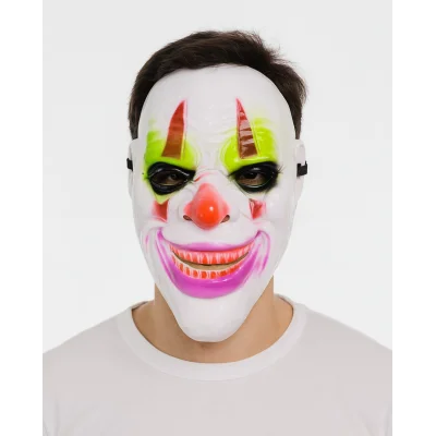 BUĞZ Delirten Gülüş Psikopat Palyaço Temalı Joker Maskesi