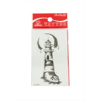 BUĞZ Deniz Feneri Tattoo Dövme Sticker