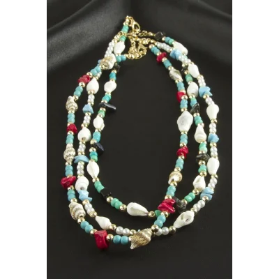 BUĞZ Deniz Kabuğu Boncuk Kolye