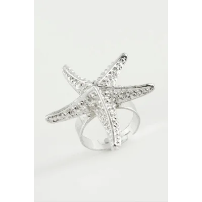  Deniz Yıldızı Metal Yüzük