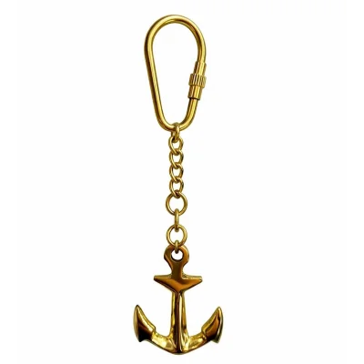 BUĞZ Denizci Temalı Pirinç Çapa Anahtarlık