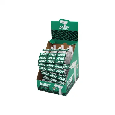 BUĞZ Derby Tek Bıçak 100pcs Banyo Saplı Jilet Bx40