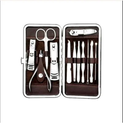 BUĞZ Deri Çantalı 12li Manikür Seti - BUĞZ