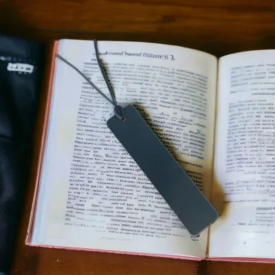  Deri Kitap Ayracı, Mavi