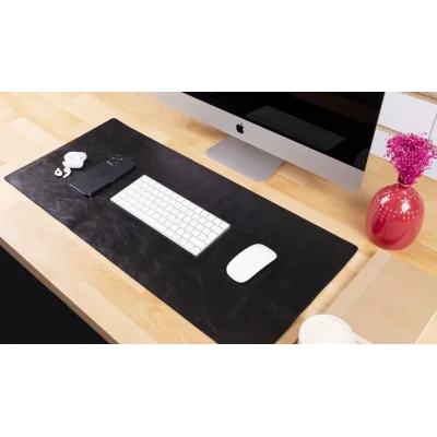  Deri Masa Matı 80*37cm RST1 Siyah