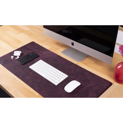  Deri Masa Matı 80*37cm TN6 Mor