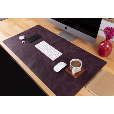 BUĞZ Deri Masa Matı 91*48cm TN6 Mor