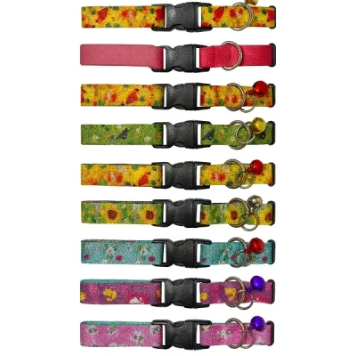 BUĞZ Desenli Zilli Kedi Tasması