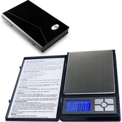 BUĞZ Diamond Dijital Göstergeli Notebook Hassas Kuyumcu Terazisi (500 Gr-0.01))