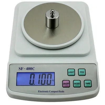 BUĞZ Diamond Plus Dijital Göstergeli Plastik Fanuslu Hassas Terazi Sf-400c (500 Gr-0.01) ( BUĞZ )