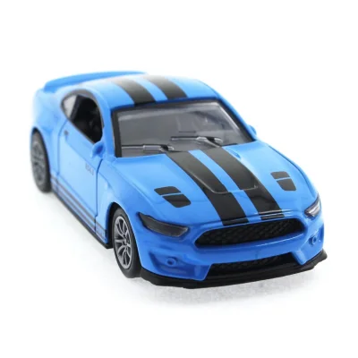  Die Cast Çek Bırak Metal Mavi Spor Araba