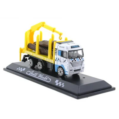  Die Cast Mini Sarı Kütük Kamyonu