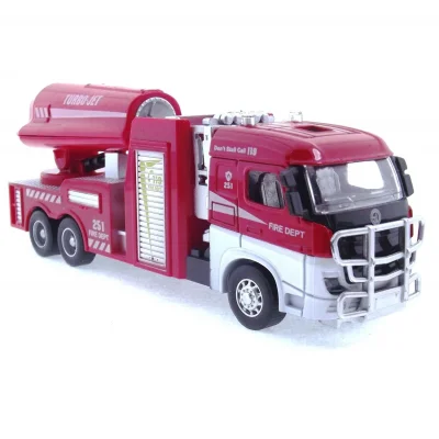  Die Cast Model Çek Bırak Turbo Jet İtfaiye Kamyonu