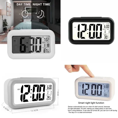 BUĞZ Dijital Alarmlı Masa Saati