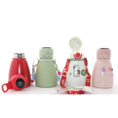  Dijital Göstergeli Çift Katmanlı Termos Suluk 500 Ml