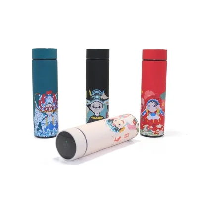 BUĞZ Dijital Göstergeli Paslanmaz Çelik Termos