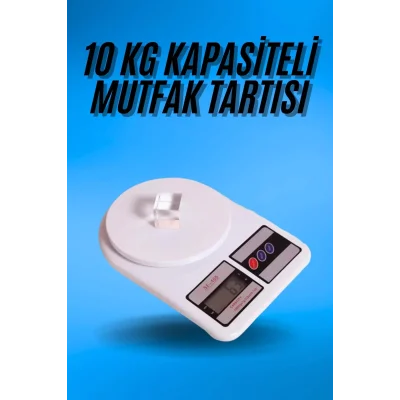  Dijital Hassas 10 Kg Mutfak terazisi tartısı LCD Ekran Mutfak Tartısı
