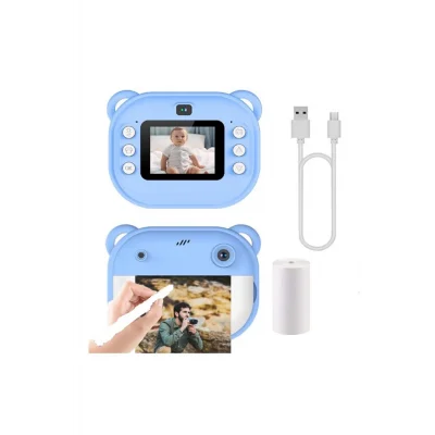BUĞZ Dijital Video Kayıt Fotoğraf Çocuk Kamerası Anlık Termal Resim Kağıt Baskılı