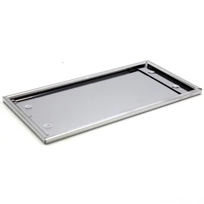 BUĞZ Dikdörtgen Krom Plakalık Araba Plaka Altlığı 30x16cm