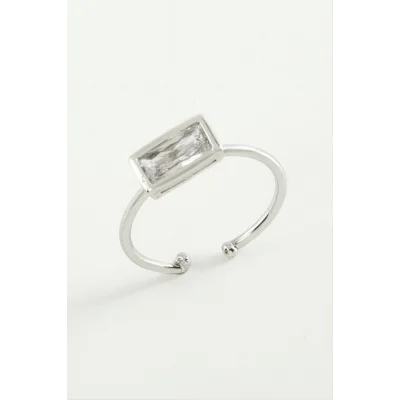  Dikdörtgen Zirkon Taşlı Yüzük