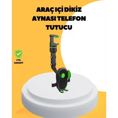 BUĞZ Dikiz Aynasına Takılan Telefon Tutucu Ayarlanabilir Çok Yönlü Araç Aksesuarı