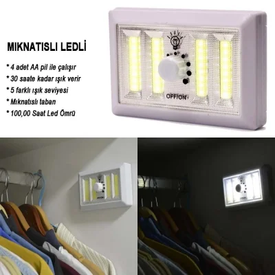 BUĞZ Dimmerli Işık Seviyesi Ayarlanabilir Ledli Lamba Wt-383