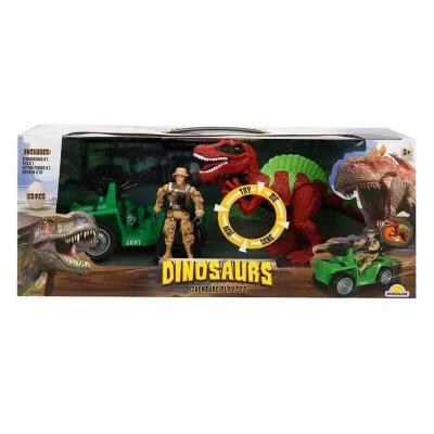  Dinosaurs Dinozor Yakalayıcı Oyun Seti 13 Parça