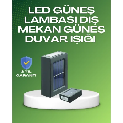 BUĞZ Dış Mekan Güneş Paneli ile Aydınlatma Lambası