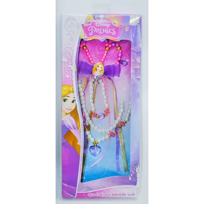  Disney Rapunzel Asa-Kolye-Bileklik Seti