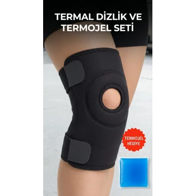 BUĞZ Dizlik Çapraz Bağ Menisküs Destekli Termojelli Sporcu Diz Korsesi