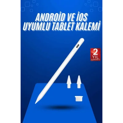 BUĞZ Dokunmatik Kalem Tablet Kalemi Çizim Stylus Kalem Yedek Uçlu - Lisinya
