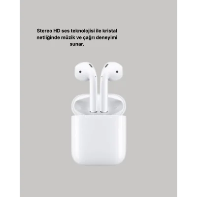 BUĞZ Dokunmatik Kontrollü 2. Nesil Bluetooth 5.0 Uzun Pil Ömürlü Kulaklık - BUĞZ