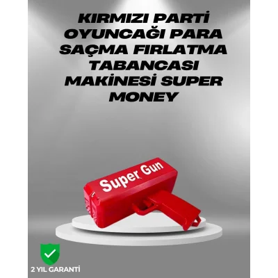 BUĞZ Dolar Boyutunda Kâğıt Atışı Yapan Pil ile Çalışan Oyuncak Tabanca