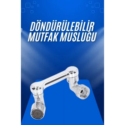  Döndürülebilir Musluk Mutfak Banyo Musluk Ucu Başlığı 4 Filtreli