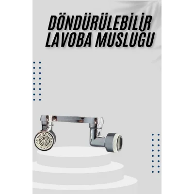  Dönebilen Musluk Başlığı Akrobat Mutfak Banyo Musluk Ucu Başlığı Oynar Başlıklı