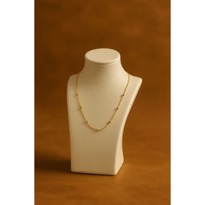 BUĞZ Dorika Paslanmaz Çelik Zincir Kolye Kaliteli