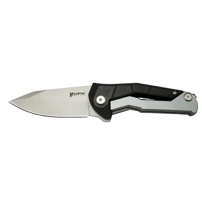  DpxGear Sugga 915B BK Siyah &amp;amp; Beyaz Kamp / Outdoor Çakı 17,5cm - Yarı Otomatik, Kemerlikli, Kutulu